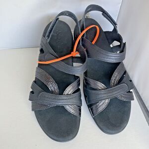 SAS Pier women sandals black us size 8-1/2 W